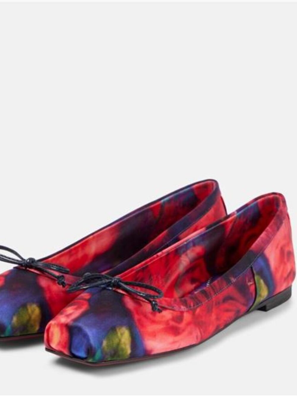 Christian Louboutin MAMADRAGUE Floral Roses Ballerina Ballet Flat Shoes